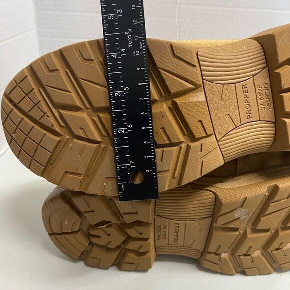PROPPER 8” Suede Coyote HydroGuard Waterproof Tactical Work Boots Men 10M WMN 12 - Picture 5 of 12